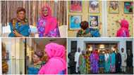 Aisha Buhari ta gana da Patience Jonathan a Aso Villa (hotuna)