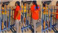 "Can't allow that in my house": Lady fines her husband for coming home 2 hours late, video gets men angry