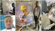 27-Year-old Nigerian student who feeds himself in school as an artist opens up on how it impacted his life