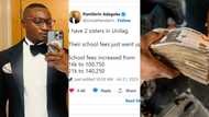 "School fees increased to over 140k": Man who has 2 sisters in UNILAG posts statistics of their new fees