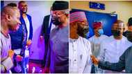 VP Yemi Osinbajo sighted alongside top Nollywood celebrities as he attends movie premiere in Abuja