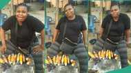 Funny roasted corn seller shouts like popular fish pie hawker Alax Evalsam to attract customers