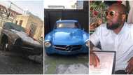 "Let me take a ride": Man rebuilds old-looking 1956 Mercedes Benz 190SL, photo of posh appearance goes viral