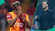 Galatasaray coach reacts after Victor Osimhen blanks during 0-0 draw vs Trabzonspor