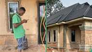 Lady celebrates as her ‘babe’ builds his own house from scratch, shares its transformation