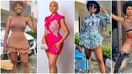 Gorgeous photos of Nancy Isime schooling ladies how to show some skin in mini outfits