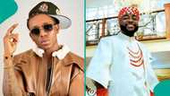 Davido and Small Doctor’s interaction at Zlatan’s wedding sparks online chatter