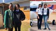 Joy as underprivilege local girl whose dream is to become pilot finally gets helps; adorable photo emerges