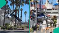 Huntington California crash: Panic as helicopter goes down on popular US beach, video trends