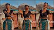 "Why you no turn?" Lady dances with waist beads, shakes body gently, her video makes many men talk
