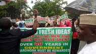 Breaking: APC stakeholders storm Aso rock, ask Buhari to sack Kyari (photos)