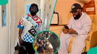 Moment Timaya Fell Off Stage While Performing Trends: "Na That Bouncer Cause Am"
