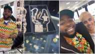 Davido pays a visit to his jeweller in Atlanta, flaunts diamond-studded accessories worth millions