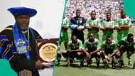 Jubilation as former Super Eagles goalkeeper bags Master's degree in Sports Business