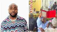 Osun election: Davido rejoices as his uncle Ademola Adeleke finally gets certificate of return from INEC