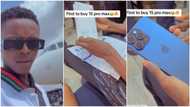 Nigerian man gets iPhone 15 Pro Max, flaunts it online, many people ask him funny questions