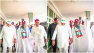 Fear grips Atiku as Tinubu visits powerful PDP G5 governor, photos, video emerge