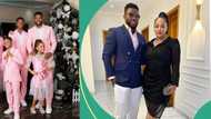 A pink affair: Adaeze Yobo, family look distinct in Christmas outfits, give fashion goals