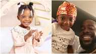 "Wetin Simi do AG baby no good o": Adorable photo of Adekunle Gold and his daughter Deja stirs reactions