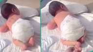 "Let him sleep please": Funny sleeping position of little baby goes viral, causes buzz on TikTok