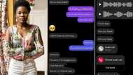 Lady leaks upsetting chat with obsessed admirer: "He's all over me"
