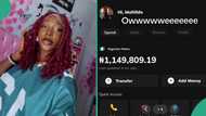 Young Nigerian lady dragged online after she flaunted her account balance of over N1 million
