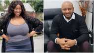 He forgot presidential ambition because of woman: Reactions as Yul Edochie and new wife Judy sing in video