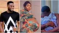 Thank you for going through this again: Actor Mustapha Sholagbade appreciates wife as they welcome son