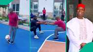 Ned Nwoko shares video from fitness training with other fathers, attaches song about forgiveness
