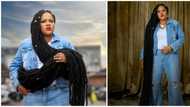 Nollywood actress Toyin Abraham goes 'gangster' for her birthday photoshoot