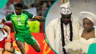 Super Eagles star marries Belgian-Nigerian bride in beautiful ceremony, video