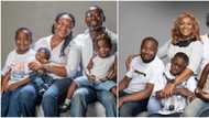 Photographer Kelechi Amadi-Obi recreates photos of his family taken years ago, they look older in new cute ones