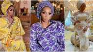 Show stopper: Attend owambe like billionaire wife Shade Okoya rocking elegantly made traditional outfits