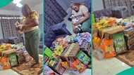 Woman dances as daughter spoils her with expensive gifts after omugwo ended, video trends