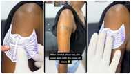 "The only constant is God": After a heavy heartbreak, lady changes tattoo of Ex to cross sign