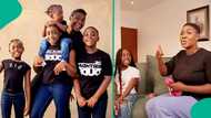 Mercy Johnson's children wow fans with rap song to mark their mum's 40th birthday: "It's a banger"