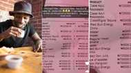 "Water N3k Azul N725,000": Man posts receipt of drinks in Lagos bar, photo causes stir