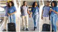 "She came back for him": After making it abroad, lady returns to Nigeria, takes her boyfriend to America