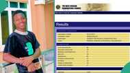 WAEC result of boy who passed with A1 in 3 subjects surfaces as he boasts about his performance