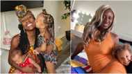 "1000% sense of humour, love my daughters": Korra Obidi wears revealing cloth as she begins hunt for new man