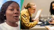 UK-based Nigerian lady blows hot after oyinbo admirer split their bills during date, video trends