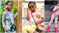 Celebrity kids fashion: Imade Adeleke is taking after her parents, little princess stuns in 8 adorable photos