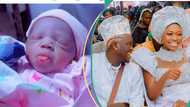 Portable welcomes child with 4th baby mama, Ashabi Simple, videos of newborn trend online