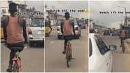 "Thank God for life": Video of physically challenged man riding bicycle with one leg goes viral, stuns people