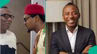 Sowore’s reaction as Blord tried to compensate him for his role in Kuje release goes viral