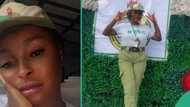 NYSC: Female corper in Rivers orientation camp breaks down in tears in video, says "no rest at all"