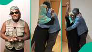 Emotional moment rapper CDQ reunites with mum after years of being apart: "So touching"