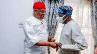 2023 presidency: Tinubu steps up, hold closed-door meeting with Orji Kalu in Abuja