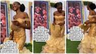 "Strong woman": Nigerian lady goes ahead with wedding alone after her fiancee was kidnapped a day to the event