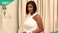 Fashion designer recreates Hilda Baci's classy white dress, netizens react: "The shape no follow"